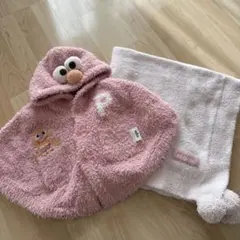 ジェラピケポンチョ　ブランケット