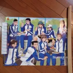 新テニスの王子様 直筆サイン入りポスター 新テニスの王子様 - 描き下ろしイラスト 仁王雅治 戦う背中ver