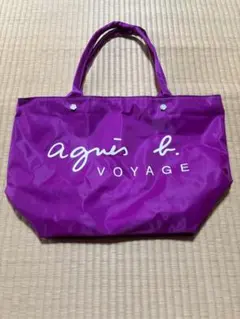 agnes b. VOYAGE アニエスベー トートバッグ パープルのサムネイル