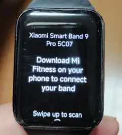 【中古】Xiaomi Smart Band 9 Pro ブラック　プロテクター付