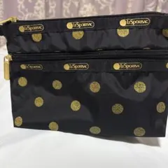 COSMETIC CLUTCH/ゴールドグリッタードッツのサムネイル
