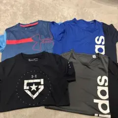 Under Armour & adidas Tシャツ 4枚セット