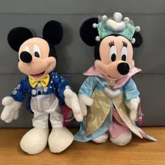 ディズニーシー 20周年 ミッキー ぬいぐるみ 4体セット 新品 ミッキー＆ミニーのペア！“東京ディズニーシー20周年：タイム