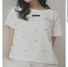 Andequal】back open bijou mini tee - メルカリ