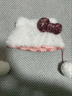 USJ ユニバ　キティ　ファンキャップ　カチューシャ