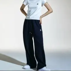 WOOALON ウアロン シグニチャー リラックスワイドパンツ　レディース