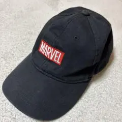 MARVEL ロゴ刺繍 ネイビーキャップのサムネイル