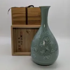 芸林民俗陶芸研究院青磁花瓶(大)芸林 申根洙未使用品☆常識の範囲の価格交渉ＯＫ☆ Amazon.co.jp: 芸林民俗陶芸研究院青磁花瓶 大 芸林 申根洙