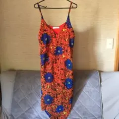 ZARA 花柄　ボタニカル　レーヨン　ワンピース