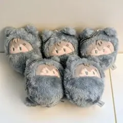 カラフルピーチ くるみたぴぬい ヒロ 5個セット ぬいぐるみ キーホルダー