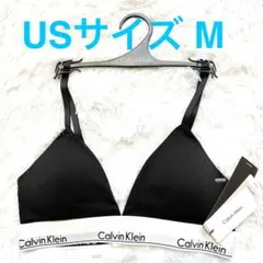 カルバンクライン　ブラ　パットあり　M ロゴ　正規品　黒　トライアングルのサムネイル