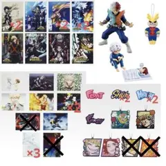 一番くじ 僕のヒーローアカデミア 幸せの上に C賞 F賞 Ｇ賞 35点まとめ売り