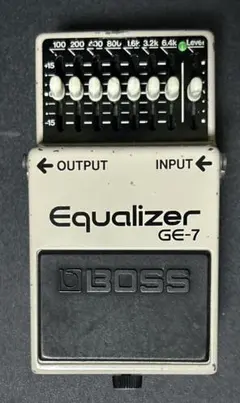 【‘84年／日本製】 名機 艶ありBOSS GE-7 フルオリジナル 84年／日本製】 名機 艶ありBOSS GE-7 フルオリジナル 84年／日本
