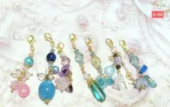 A-155✼天然石チャーム✼オリジナルチャーム✼シルバーウィークsale✼