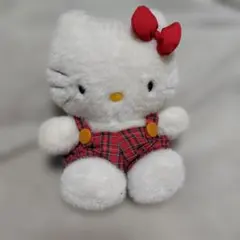 n*n様 レトロハローキティ ぬいぐるみ チェック柄