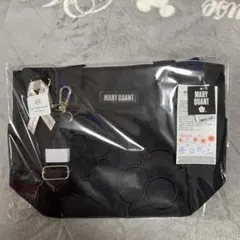 マリークワント 簡易保冷　デイジー　保温保冷バッグ　ブラック