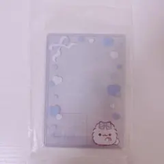 ポメラニアンもち×Lafary 硬質カードケース B7 青