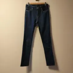 GU スキニーデニム ダークブルー 221-267432-09
