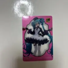 初音ミク　グッスマ　クリアカード　黒星紅白