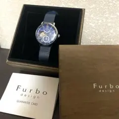 ✨Furbo design 自動巻き時計 ネイビーレザーのサムネイル