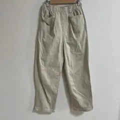 サマンサモスモスブルー　ホワイト　ドット柄　ゴム パンツ　オーバーサイズ　353