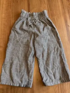 チェック柄ゴムウエストパンツ 95