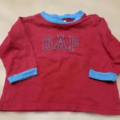 baby GAP 赤長袖Tシャツ 12-18ヶ月