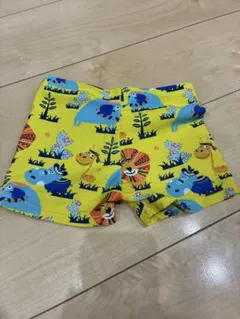ベビー水着 男の子 イエロー 動物柄