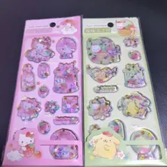 サンリオ　ウォーターシール　キティちゃん　ポムポムプリン