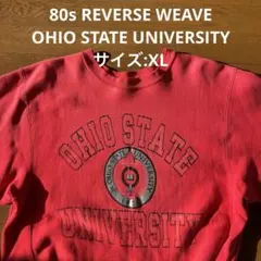 REVERSE WEAVE OHIO STATE UNIVERSITY レッド