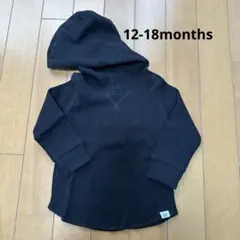 baby GAP フード付きトレーナー 12-18ヶ月 ブラック