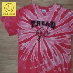 USA古着 GILDAN タイダイ スクールTシャツ Sのサムネイル