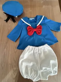 ドナルド　コスプレ　3点セットベビー 80サイズ
