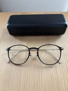 JINS 中顔面短縮メガネ 度なし ナイルブルーレンズ ケース付き - メルカリ