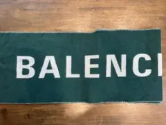 BALENCIAGA リバーシブルマフラー ダークグリーンのサムネイル