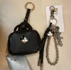 Disney×COACH ミッキーハンド レザー バッグチャーム 新品未使用