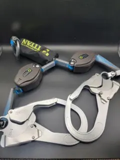 フルハーネスツヨロンEZリトラダブルランヤード 腰道具タジマ 椿 