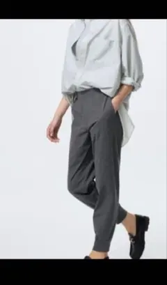 UNIQLO エアリズム ブラック ジョガーパンツ Lサイズ