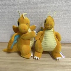 カイリュー　ぬいぐるみ　2体セット　プライズ　タグ付き