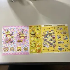 きゃらくたぶるステッカー　ポムポムプリン