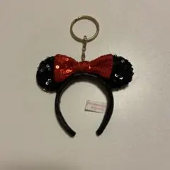 ディズニーカチューシャミニースパンコールキーホルダー