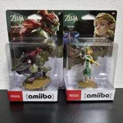 【新品未開封】amiibo ティアーズオブザキングダム ゼルダ&ガノンドロフ