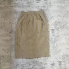 Burberry バーバリー　タイトスカート　チェック　ブラウン