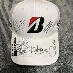 サイン入り菅楓華選手と櫻井心那選手のand per se 直筆サイン入りキャップ 櫻井心那、ルーキー・菅楓華ら着用 「and per se & GOLF」羽田空港