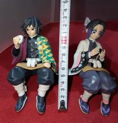 ジャンク 鬼滅の刃 プレミアム ちょこのせフィギュア 冨岡義勇 胡蝶忍