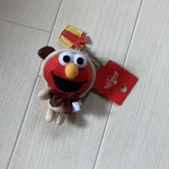 USJ エルモ ぬいぐるみキーホルダー クリスマス