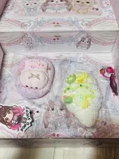 POPO SHOP taonini スクイーズ 2点セット キラキラDIY済のサムネイル