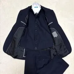 美品✨メンズティノラス マオカラー 3ピース セットアップスーツ