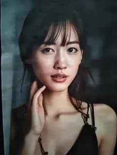 綾瀬はるか　Tシャツ　黒　ブラック　女優　アイドル　カワイイ　XL