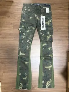 mnml カーゴフレアパンツ 迷彩フレア ブーツカット ハンターカモ 新品 mnml カーゴフレアパンツ 迷彩フレア ブーツカット ハンターカモ